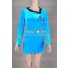 Star Trek Costume TOS The Female Duty Uniform Blue Dress