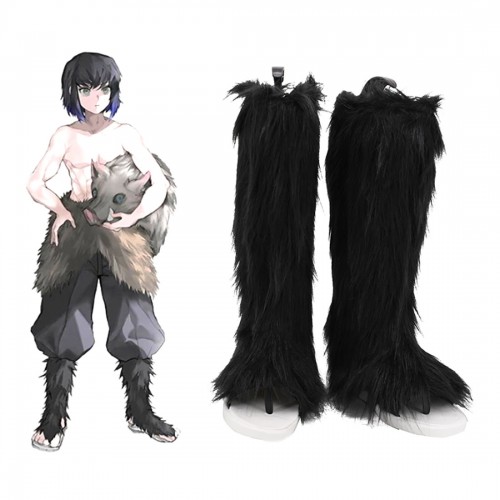 Demon Slayer Inosuke Hashibira Cosplay Boots