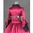 Marie Antoinette Victorian Ball Gown Cosplay Red Wedding Dress