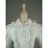 Victorian Lolita Reenactment Lace Ruffle Blouse Gothic Lolita Dress White