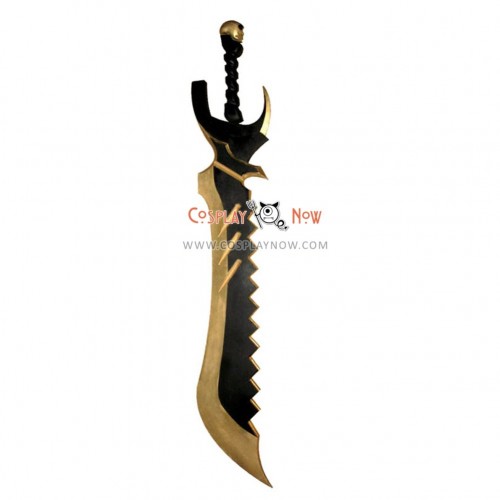 Black Rock Shooter BLACK Gold Saw Cosplay Prop