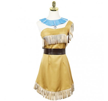 Pocahontas Cosplay Indian Princess Costume Dress