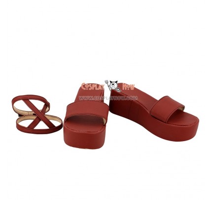 Fairy Tail Wendy Marvell Red Cosplay Shoes