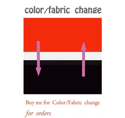 Color / Fabric Change Service for Costume Orders