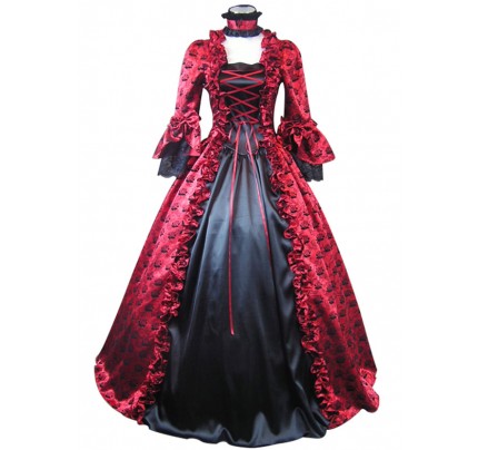 Victorian Lolita Satin Wedding Gothic Lolita Dress