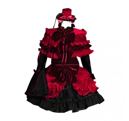 K Cosplay Anna Kushina Gothic Lolita Dress Costume