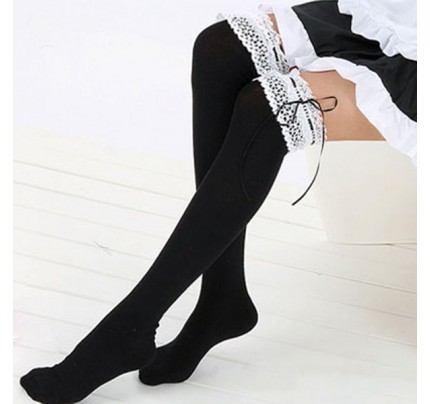 Lolita Cosplay Cotton Lace Socks Stockings