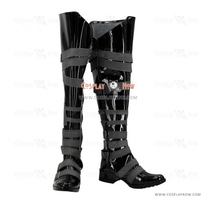 Black Butler Cosplay Shoes Undertaker Boots