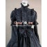 Gothic Cotton Lolita Black Dress Ball Gown Prom