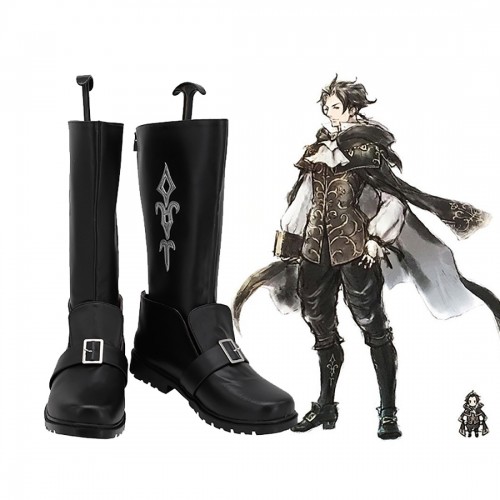 Octopath Traveler Cyrus Albright Cosplay Boots