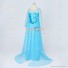 Frozen Cosplay Princess Elsa Costume Blue Dress