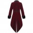 Medieval Historical Retro Medium Length Punk Coat Tuxedo