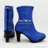 JOJO Jolyne Cujoh Blue Hight Heel Cosplay Boots