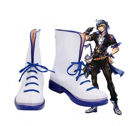 Dissidia Final Fantasy NT Locke Cole Cosplay Boots 