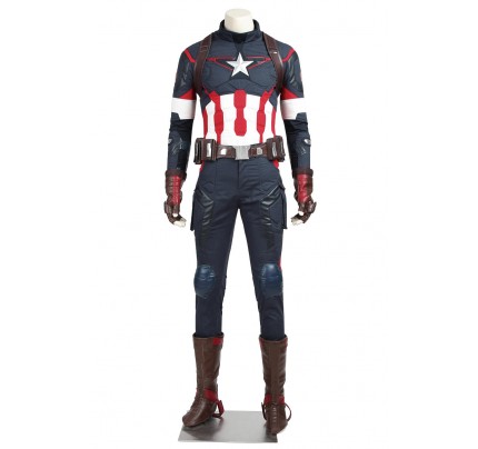 Avengers Age Of Ultron Cosplay Captain America Steve Rogers Costume