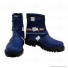 The King of Fighters Cosplay Shoes Chris Shiny Purple Boots