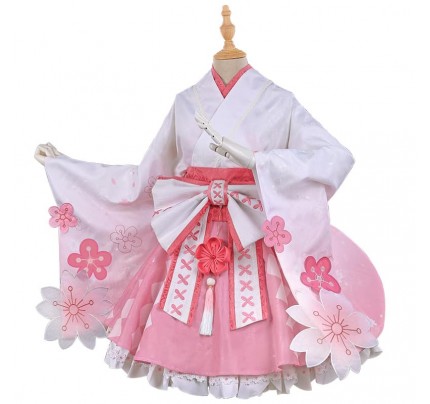 My Hero Academia Ochako Uraraka Flower Festival Kimono Cosplay Costume