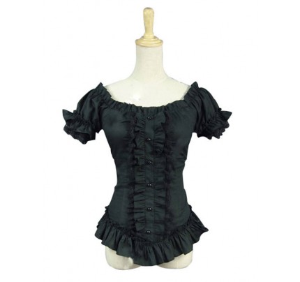 Victorian Lolita Steampunk Blouse Punk Lolita Dress