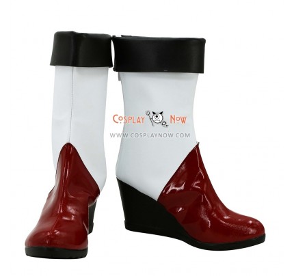 BlazBlue Cosplay Shoes Litchi Faye-Ling Boots