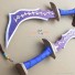 Dissidia Final Fantasy Zidane Double Swords PVC Cosplay Props