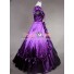 Renaissance Gothic Reenactment Dress Ball Gown Purple Dress