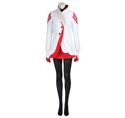 Female Red Costume For Pokemon GO Cosplay Uniform