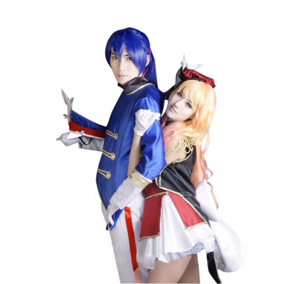 Macross Frontier Alto Saotome Cosplay Costume Uniform