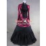 Victorian Satin French Bustle Formal Ball Gown Reenactment Lolita Dress Costume