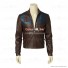 Krypton Cosplay Costume Seg-El Costume Brown Jacket