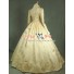 Victorian Lolita Queen Elizabeth Tudor Historical Gothic Lolita Dress Golden Floral