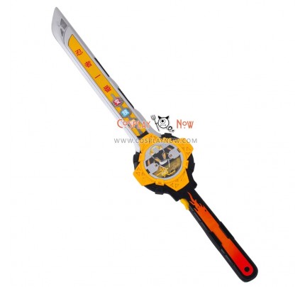 Power Rangers Shuriken Sentai Ninninger Yellow Ninja PVC Cosplay Props