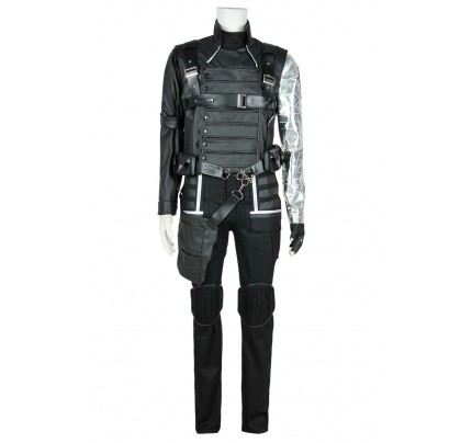 Captain America 2 The Winter Soldier Cosplay Bucky Barnes Costume