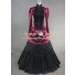 Victorian Satin French Bustle Formal Ball Gown Reenactment Lolita Dress Costume