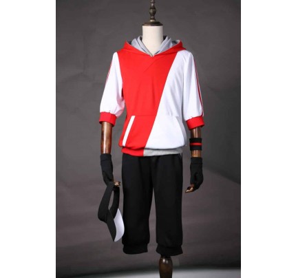 Pokemon Go Male Trainer Team Instinct Mystic Valor Red Cosplay Costume