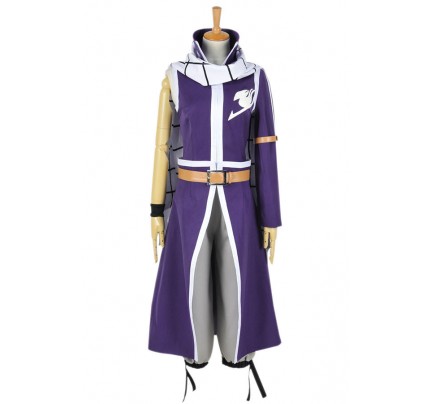 Fairy Tail Cosplay Natsu Dragneel Purple Costume