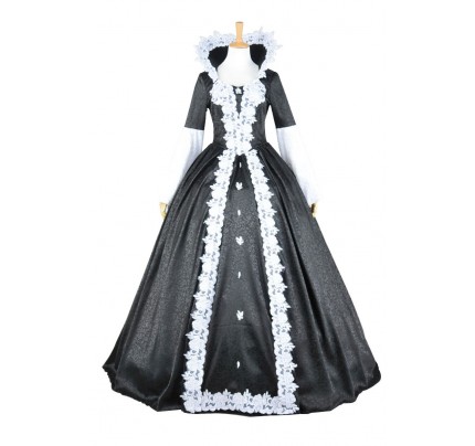 Once Upon A Time Evil Snow White Dress Cosplay Costume