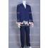 Doctor Who Blue Strip Suit Cosplay Costume