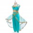 Aladdin and the Magic Lamp Cosplay Princess Jasmine Costume Girl Dress Outfit for Children