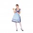 German Oktoberfest Cosplay Maid Costume Festival Stage Dress Blue