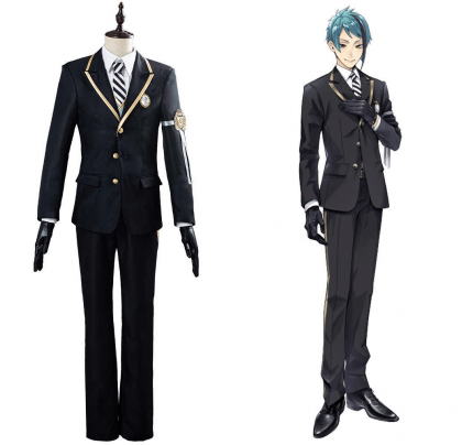 Twisted Wonderland Azul Floyd Jade Uniform Costume