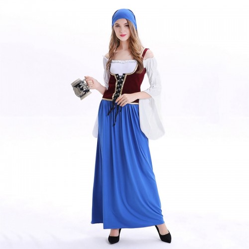 Festival Bavarian National Performance Costume Maid Dress Oktoberfest