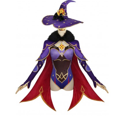 Genshin Impact Mona Cosplay Costume Dress