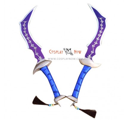 Dissidia Final Fantasy Zidane Double Swords PVC Cosplay Props