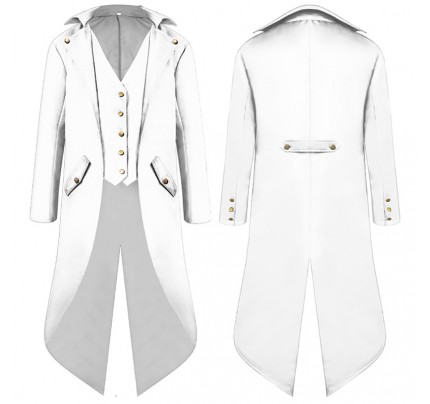 Historical Medieval Vintage Punk Cosplay Costume Tuxedo 