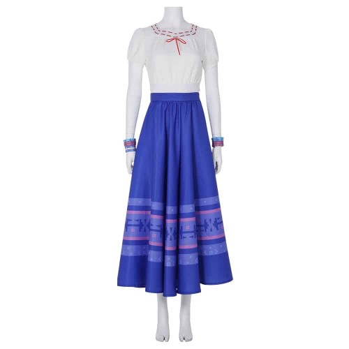 Disney Encanto Luisa Madrigal Cosplay Costume