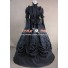 Gothic Cotton Lolita Black Dress Ball Gown Prom