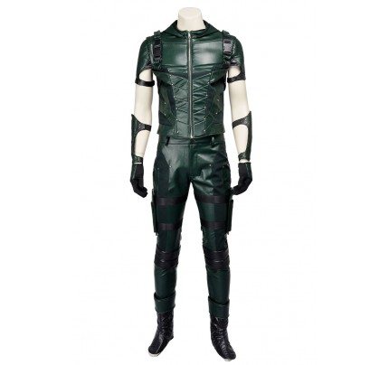 Oliver Queen Green Arrow Costume For Green Arrow Season 3 Cosplay