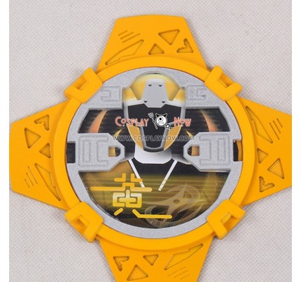 Power Rangers Shuriken Sentai Ninninger Yellow Ninja Shuriken Cosplay