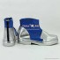 Fate Stay Night Lancer Silver & Blue Cosplay Shoes