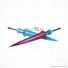 The Asterisk War Claudia Enfield Double Swords Cosplay Props